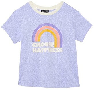 Tiny Whales Choose Happiness Graphic Boxy Shirt (Toddler/Little Kids/Big Kids)