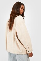 Thumbnail for your product : boohoo Soft Touch Oversized Shacket