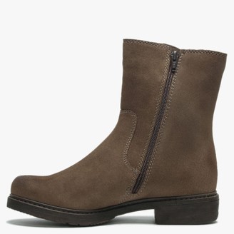 Manas Design Brown Suede Ankle Boots