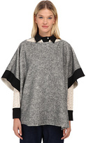 Thumbnail for your product : See by Chloe Brushed Jersy Pancho Top