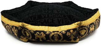 Versace Logo Print Pet Bed