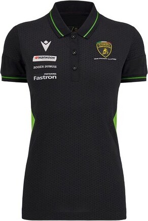 Lamborghini AutomobiliLamborghiniSquadraCorseWomen'sTeamPoloShirt(BlackXS)