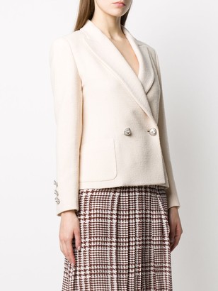 Alessandra Rich Double-Breasted Slim-Fit Blazer