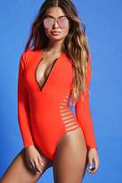 Thumbnail for your product : Forever 21 Ladder Cutout One-Piece Swimsuit