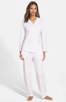 Thumbnail for your product : Eileen West 'Giardino' Notch Collar Pajamas