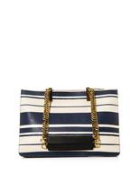Thumbnail for your product : Chloé Carey striped leather shoulder bag