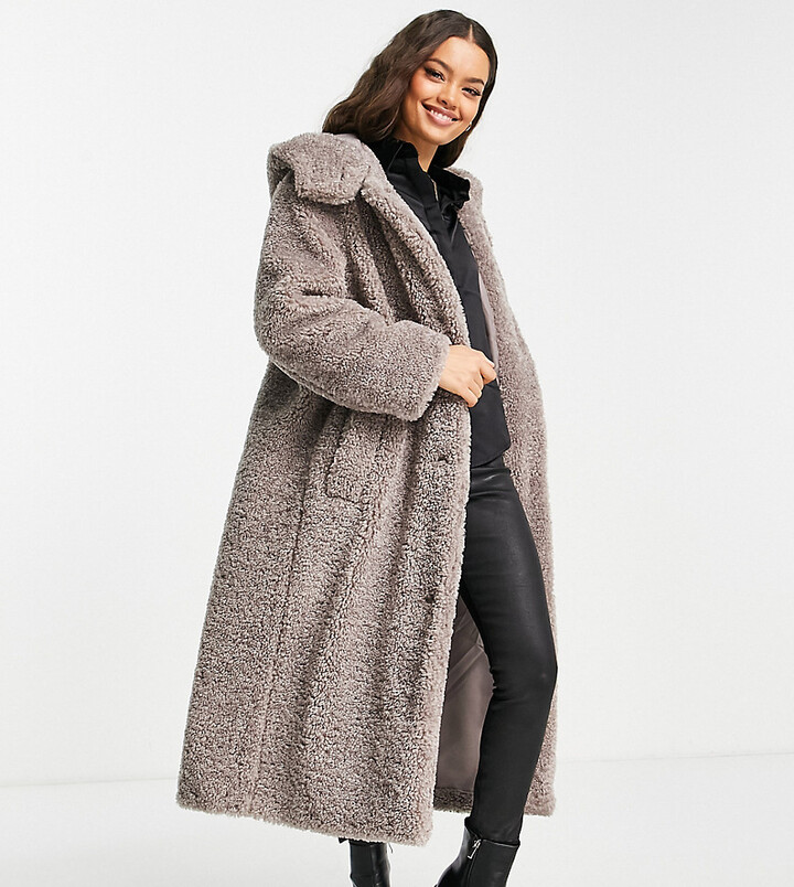 Petite Coat Gray | ShopStyle