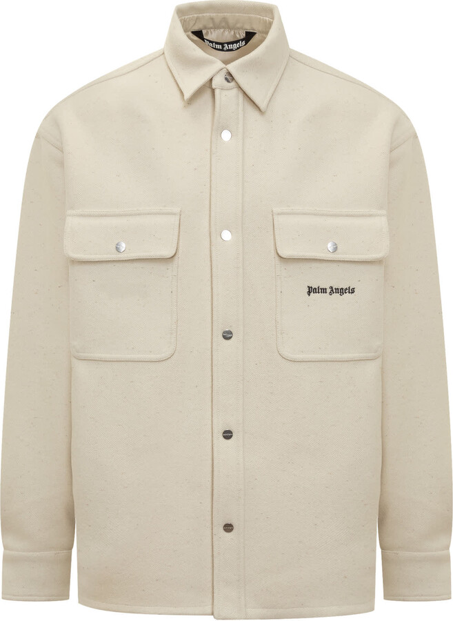 Palm Angels Shirt Jacket - ShopStyle Outerwear