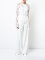 Thumbnail for your product : Oscar de la Renta lace embroidered top