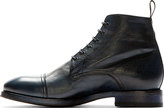 Thumbnail for your product : Paul Smith Navy Leather Cesar Boots