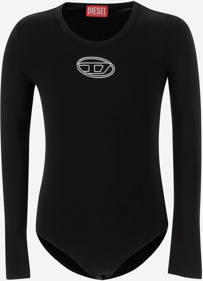 Balat Stretch Cotton Bodysuit With Logo