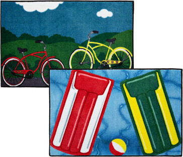Sprogs Buddy Time Kids Rugs (Bike & Raft)