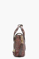 Thumbnail for your product : 3.1 Phillip Lim Pink Textured Leather Mini Pashli Satchel