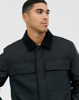 Thumbnail for your product : Topman black jacket