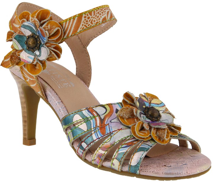 rainbow coloured sandals