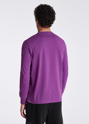 Paul Smith Purple Zebra Logo Long-Sleeve T-Shirt