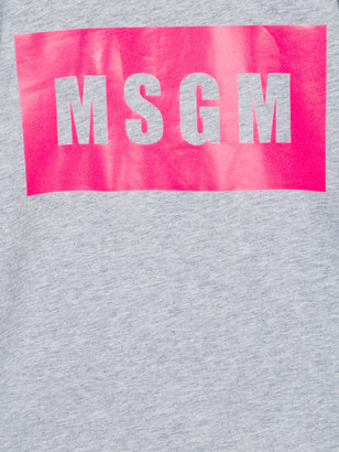 MSGM Kids logo print T-shirt