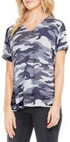 Thumbnail for your product : VC Two By Vince Camuto Camo-print Short-sleeve Sweater
