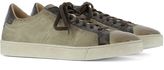 Thumbnail for your product : Santoni Brown Suede Sneakers