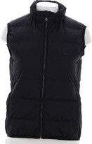 Hooded Zip Up Vest Quilted Polyamide 