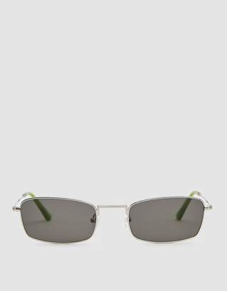 Sun Buddies E-40 Sunglasses in Silver/Gremin Green