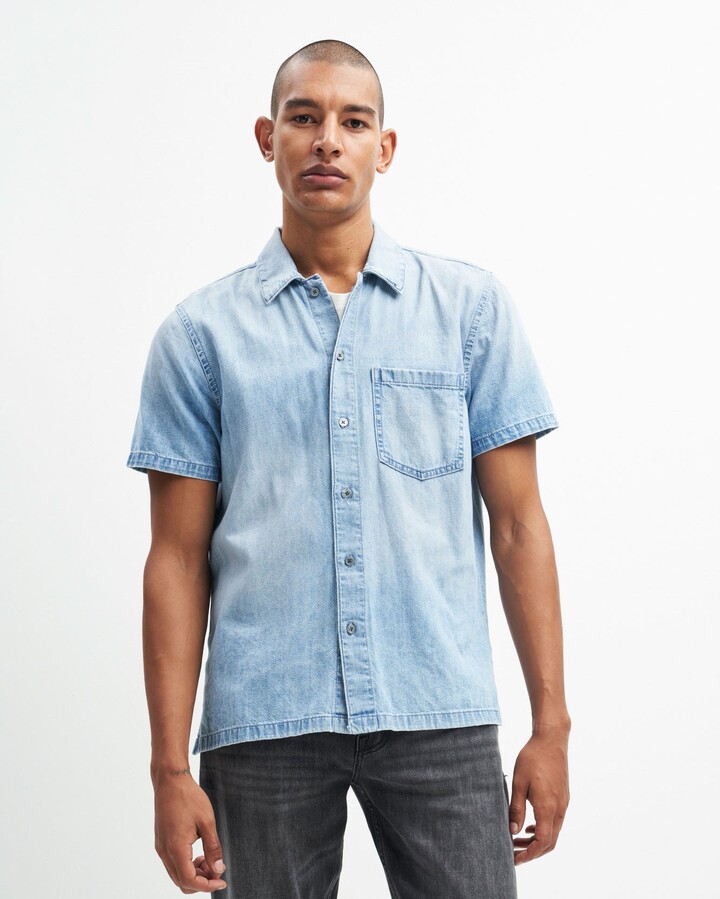 7 For All Mankind Men's Shirts | Shop the world's largest 