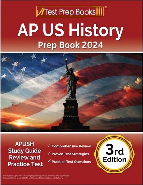 Test Prep Books AP US History Prep Book 2024 - by Joshua Rueda (Paperback)