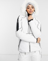 Thumbnail for your product : Dare 2b X Julien Macdonald Highness ski jacket in white
