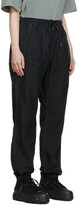 Thumbnail for your product : and wander Black Organic Cotton Trousers
