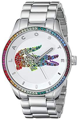Lacoste Women's 2000869 Victoria Crystal-Accented Stainless Steel Watch