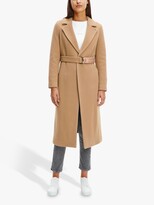 Thumbnail for your product : Calvin Klein Jeans Wool and Cashmere Rich Wrap Coat, Soft Camel