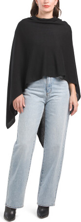 TJMAXX Wool Blend Cowl Neck Poncho - ShopStyle Capes