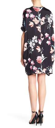 Lola Made In Italy Floral Pleated Shift Dress