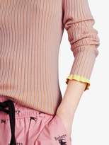 Thumbnail for your product : Burberry Rib Knit Cashmere Silk Sweater