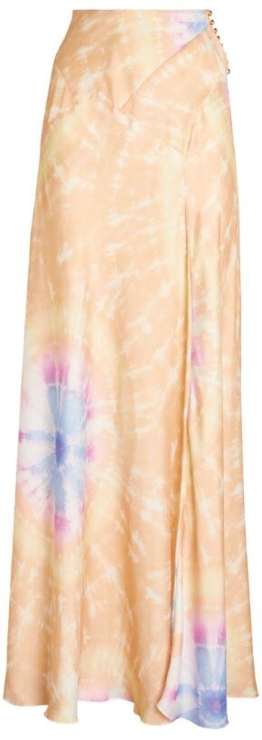paco rabanne tie dye skirt