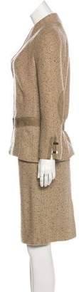 Chanel Wool Structured Skirt Suit w/ Tags