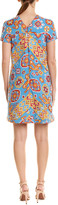 Thumbnail for your product : Valentino Geometric Silk-Lined Shift Dress