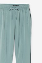Thumbnail for your product : Nasty Gal Womens Maybe Tomorrow High-Waisted Jogger Trousers - Green - 6