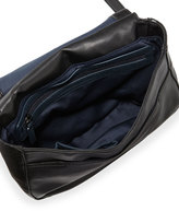 Thumbnail for your product : French Connection Alexa Faux-Leather Messenger Bag, Black