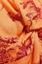 Thumbnail for your product : Next Womens Orange Print Knotted Tunic