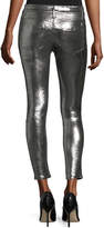 Thumbnail for your product : RtA Prince Metallic Leather Ankle Pants