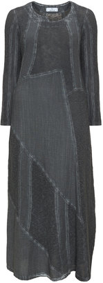 Inca Plus Size Patchwork style maxi cotton dress