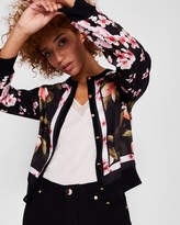 Thumbnail for your product : Ted Baker FLISITY Peach Blossom woven bomber jacket