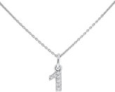 Thumbnail for your product : KC Designs Diamond Number Necklace, "1"