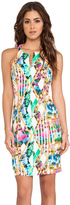 Thumbnail for your product : Milly Hypnotic Print Racerfront Dress