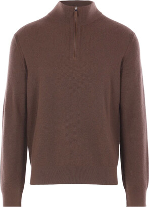 Ermenegildo Zegna Men's Half-Zip Sweaters | ShopStyle