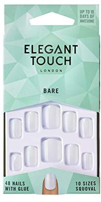 Elegant Touch Bare Nails (was totally bare) - Squoval Shape