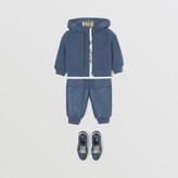 Thumbnail for your product : Burberry Childrens Monogram Quilted Panel Cotton Hooded Top