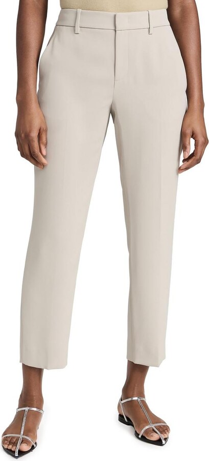 Womens Crepe Ankle Dress Pants