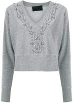Thumbnail for your product : Andrea Bogosian strass embellished sweatshirt